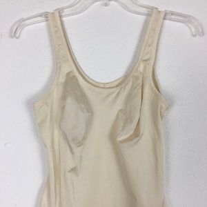 BODY Nancy Ganz Size XL Ivory Control Tank Top